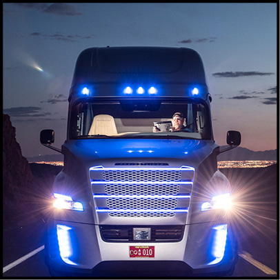 Freightliner; Daimler Trucks; Daimler; Daimler Trucks North America; DTNA; autonomous driving; autonomous; autonomous vehicle; licensed; street legal; autonomes Fahren; autonom; zugelassen; Nevada; Las Vegas; USA; Inspiration Truck; Inspiration Freightliner; Daimler Trucks; Daimler; Daimler Trucks North America; DTNA; autonomous driving; autonomous; autonomous vehicle; licensed; street legal; autonomes Fahren; autonom; zugelassen; Nevada; Las Vegas; USA; Inspiration Truck; Inspiration